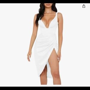 White corset bridal dress